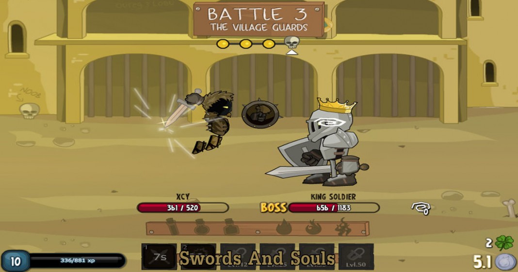 swords and souls hacked level up and money unblocked