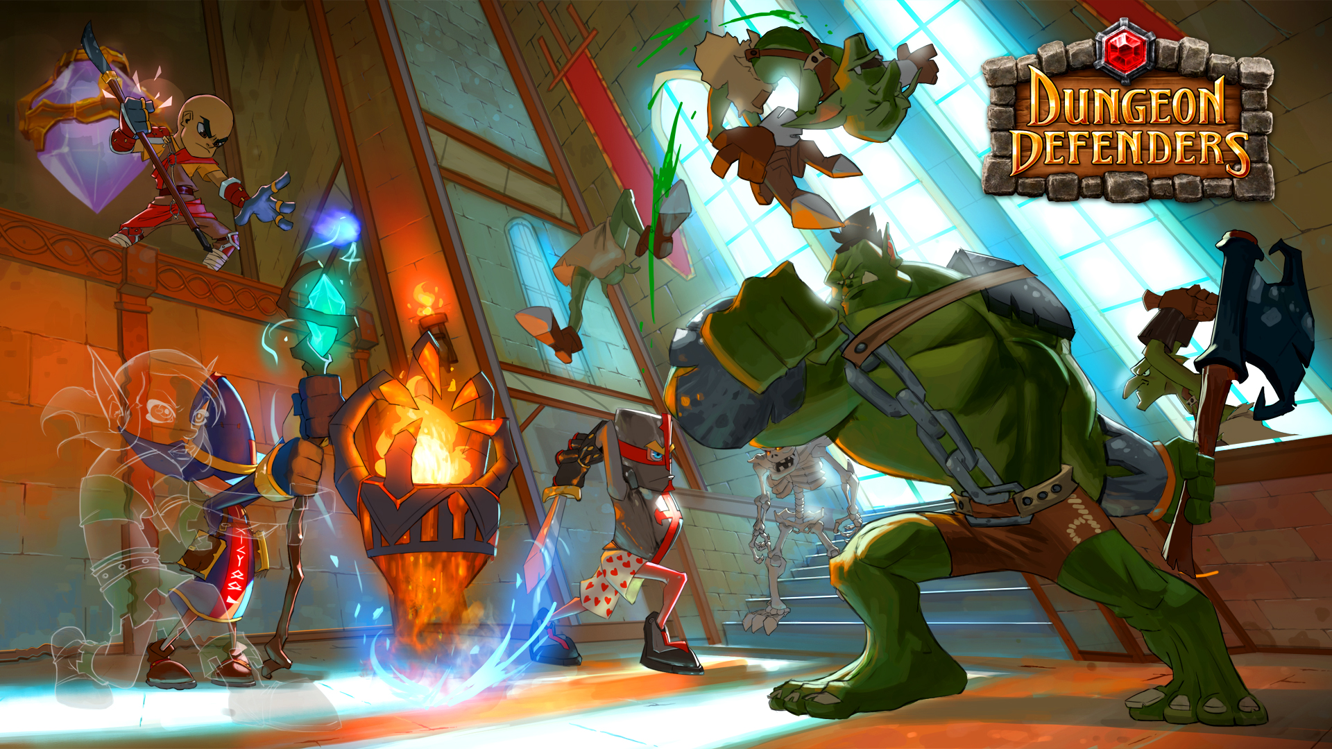 Как играть в вдвоем в dungeon defenders на одном компьютере