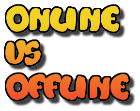Online Games Versus Offline Games